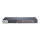 Hikvision DS-3E0528HP-E Netzwerkanschluss, unmanaged Gigabit Ethernet (10/100/1000) mit PoE-Unterstützung, Blau