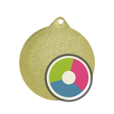 2. Medaille mit Luxor-Jet-Druck