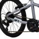 9. Huffy Literide Alu 20” Silber-Türkis Fahrrad (23005W)