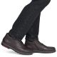 12. Braune Herren-Ankle-Boots aus Leder, gefüttert, Rieker 10507-25