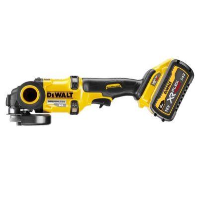 2. DEWALT DCG418X2-QW Akku-Winkelschleifer, bürstenlos, 125 mm, 54 V FV, 2 x 9 Ah, Schwarz, Gelb