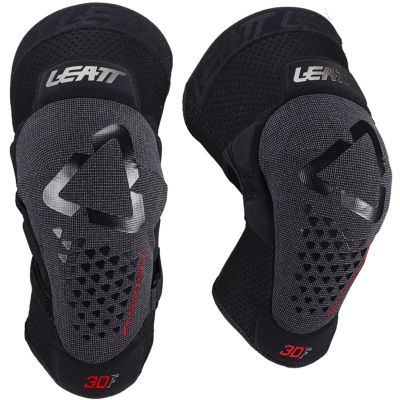 6. LEATT Knieschoner 3DF 5.0 Evo, Größe M, Schwarz