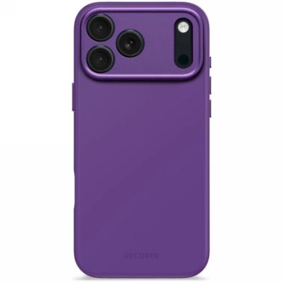 Decoded Antimikrobielle Silikon-Backcover MagSafe Case für iPhone 17 Pro Max – Lila