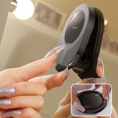 10. Joyroom JR-ZS418 Smartphone-Halterung mit Ständer und Saugnäpfen mit MagSafe – Schwarz