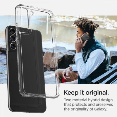 9. Spigen Ultra Hybrid-Hülle für Samsung Galaxy S22 – transparent
