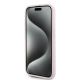 5. Karl Lagerfeld Diagonal Quilted Script Hülle für iPhone 15 Pro – Rosa