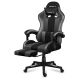 20. Huzaro Force 4.7 Gaming-Stuhl aus grauem Netzgewebe