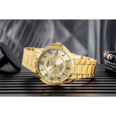 6. Herrenuhr CASIO MTP-V004G-9BUDF + Box