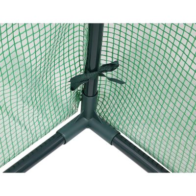 10. Gewächshaus-Gartentunnel mit zwei Eingängen für Tomaten und Gurken, 200 x 100 x 180 cm, grün