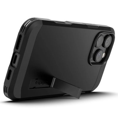 5. Spigen Tough Armor „T“ MagSafe Hülle für iPhone 16 Pro Max – Schwarz