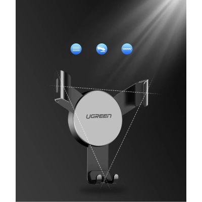 9. Ugreen Auto Schwerkrafthalter für Luftzufuhr Lüftungsgitter grau (50564)