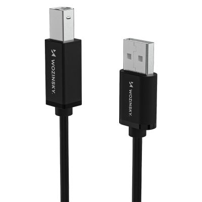 3. Wozinsky WKDDY3S USB-B - USB-A 480Mb/s Kabel 2m - Schwarz