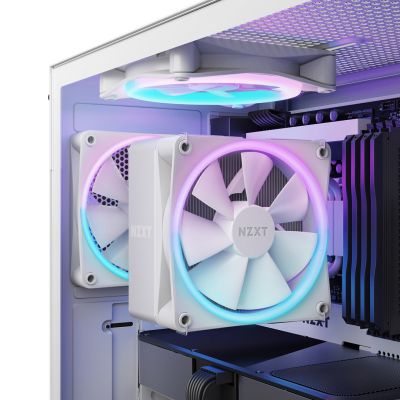 4. NZXT T120 RGB Prozessor-Luftkühler 12cm Weiß 1 Stück.