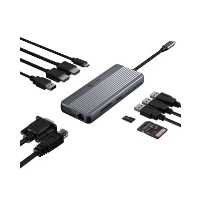 5. ICY BOX IB-DK4062-CPD Kabelgebundener USB 3.2 Gen 1 (3.1 Gen 1) Typ-C Anthrazit
