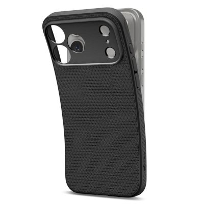 6. Spigen Liquid Air Case für iPhone 17 Pro Max - Mattschwarz
