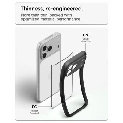 7. Spigen Ultra Hybrid Hülle für iPhone 18 Pro / 17 Pro – Mattschwarz