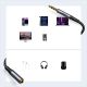 12. Joyroom Stereo-Audiokabel AUX 3,5 mm Miniklinke (männlich) – Miniklinke (weiblich) 1,2 m schwarz (SY-A09)