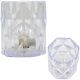 9. Mini-Dekorationslampe, 6 cm, transparent, warmweiß, 1 LED