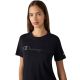 4. Champion Damen Kurzarm-T-Shirt Schwarz 119125 KK001