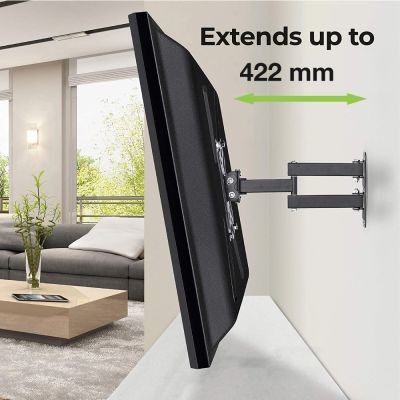 6. Techly ICA-PLB 136E TV-Halterung für 139,7 cm (55") Fernseher, Schwarz