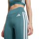 4. Adidas Optime Essentials 3-Streifen 7/8 Damen Leggings Grün JY2152