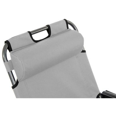 21. Verstellbarer Stuhl mit Kopfstütze, Grau