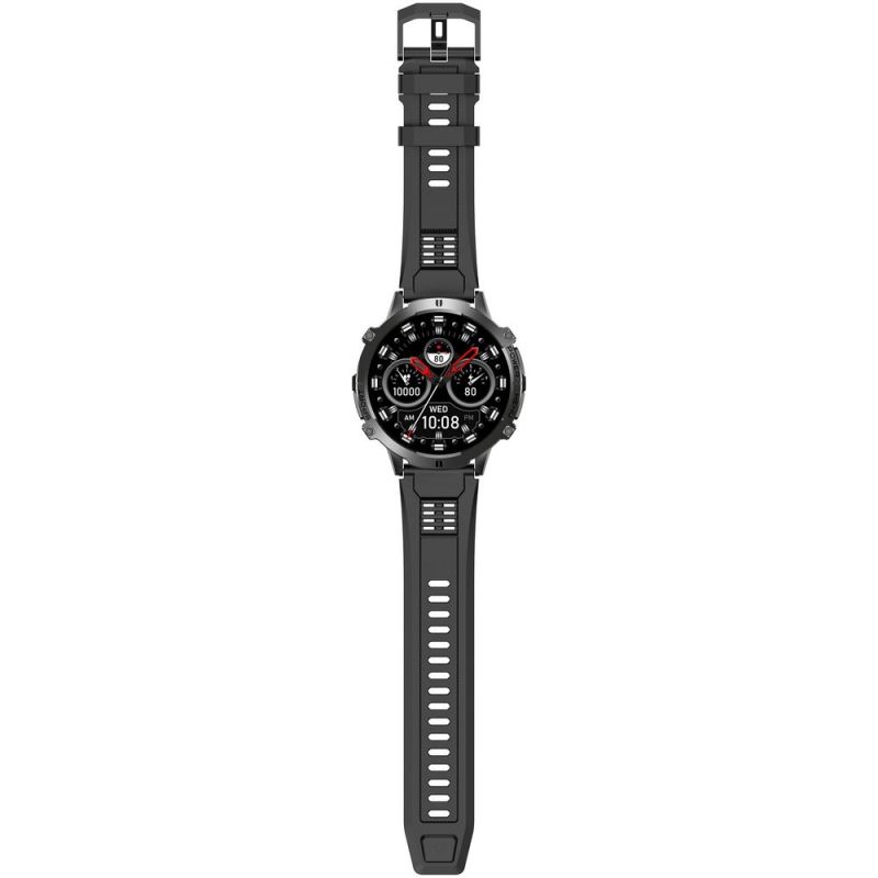 12. Smartwatch Gravity Schwarzes Armband + Armband GT42-1