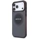 2. Mercedes AMG IML Transparent Bicolor Block MagSafe Hülle für iPhone 18 Pro Max / 17 Pro Max - Schwarz und Burgunderrot