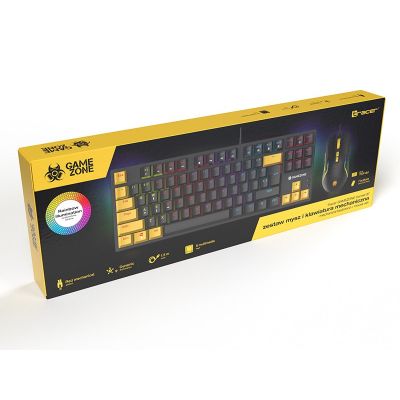 27. TRACER GAMEZONE TASTATUR + MAUS-SET HORNET87 USB