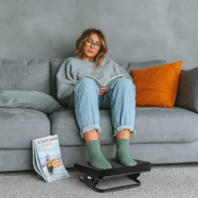 22. MACLEAN ERGONOMISCHE FUSSSTÜTZE, STABIL VERSTELLBARER WINKEL MIT POLSTER MC-460