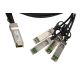 2. Extralink QSFP+ Kabel QSFP+ DAC DAC, 40 Gbit/s auf 4x 10 Gbit/s, 3 m, 30 AWG