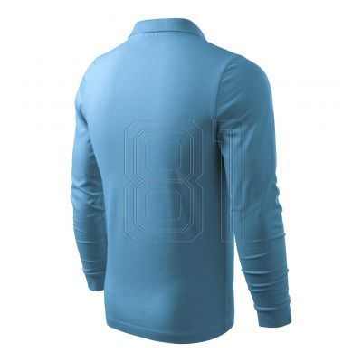 9. Malfini Single J. LS M Poloshirt MLI-21114 azurblau