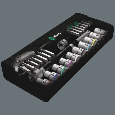 5. Zyklop Speed 1/2'' Ratschenset + Steckschlüsselsatz, 28-teilig