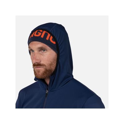 4. ROSSIGNOL Herren Midlayer Stretch-Hoodie Marineblau