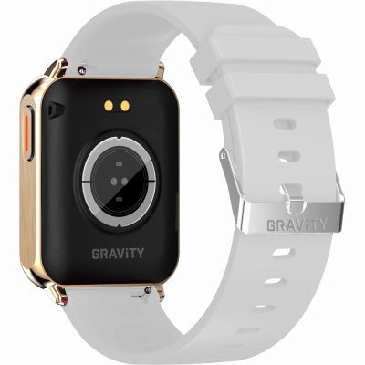11. Smartwatch Gravity Roségold Grau 2 Armbänder GT17-4