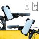 7. Wozinsky starker Handyhalter für Fahrrad-, Motorrad-, Rollerlenker, schwarz (WBHBK6)