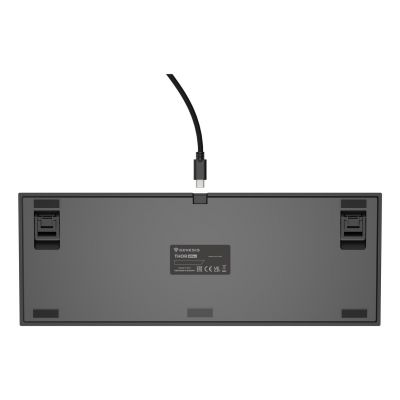 6. GENESIS THOR 404 TKL US GAMING TASTATUR RGB HINTERGRUNDBELEUCHTUNG MECHANISCH SCHWARZ KAILH BOX BRAUN