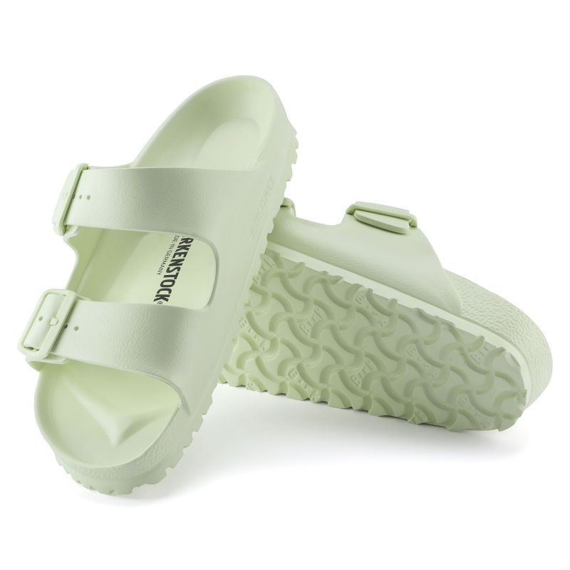 6. Birkenstock Arizona Essentials EVA Regular Faded Lime Herren-Schaumstoff-Slides für breite Füße (1024571)