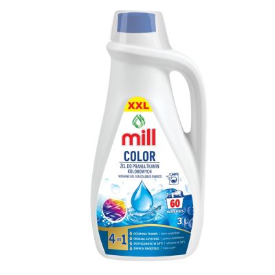 2. MILL Textilwaschgel COLOR 3l, 60 Wäschen