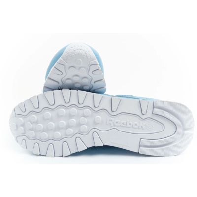 9. Reebok Damen-Sportschuhe, klassische Sneaker, modisches blaues Leder