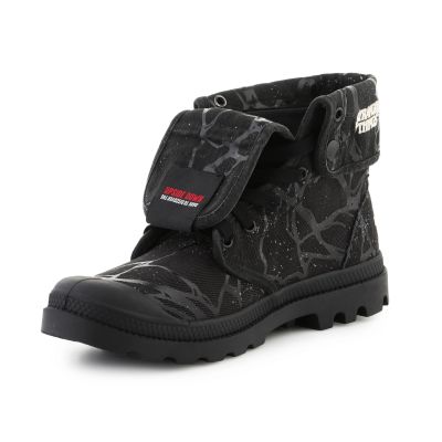 3. Palladium Stranger Things BAGGY HOPPER TUNNELS Herren 04625-008-M Schwarz