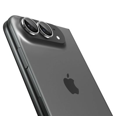 3. Spigen Optik Pro GLAS.TR EZ FIT 2er-Pack Displayschutzfolie aus gehärtetem Glas für iPhone Duo – Weiß
