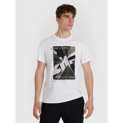 Herren-T-Shirt 4F 4FRAW25TTSHM3258-10S