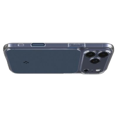 8. Spigen Thin Fit MagSafe Hülle für iPhone 17 Pro – Transparentes Marineblau
