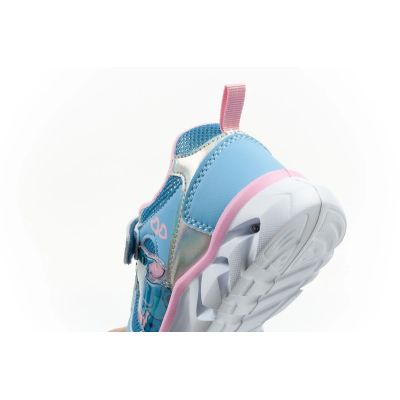 7. Leomil Kinder-Sportschuhe, Sneaker, Stitch Light mit Klettverschluss, blaue LED-Beleuchtung
