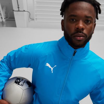 6. Puma Team Goal Allwetter-Herrenjacke Blau 659038 02