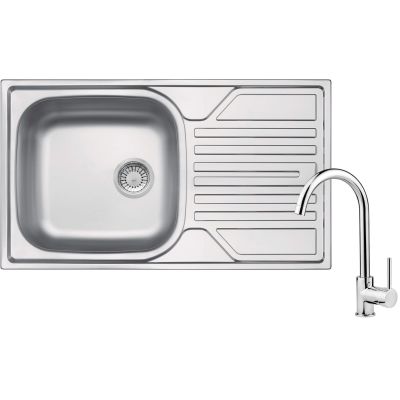 5. Deante Legato ZELA0113 Küchenspüle mit Armatur