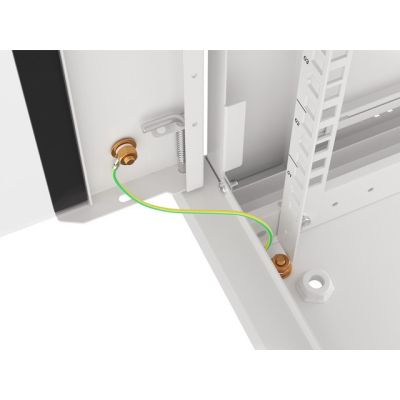 3. Lanberg WF01-6612-10S Rack 12U Wandschrank Grau