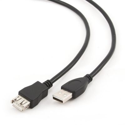 GEMBIRD CCP-USB2-AMAF-10 Kabel (USB 2.0 Typ AF - USB 2.0 Typ AM; 3 m; schwarz)
