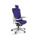 Wau 2 BL412 Bürostuhl, marineblau/weißer Stoff